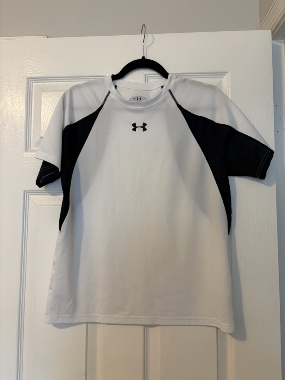 Under Armour White and Black  Performance Tee